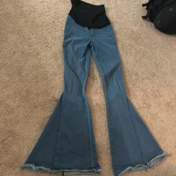 Show me your mumu maternity bell bottoms - Picture 3 of 8